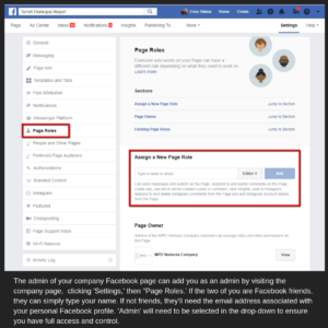 How to manage Facebook roles